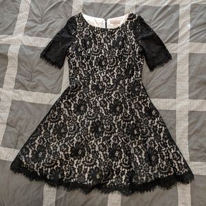 Black Lace Cocktail Dress, size 8